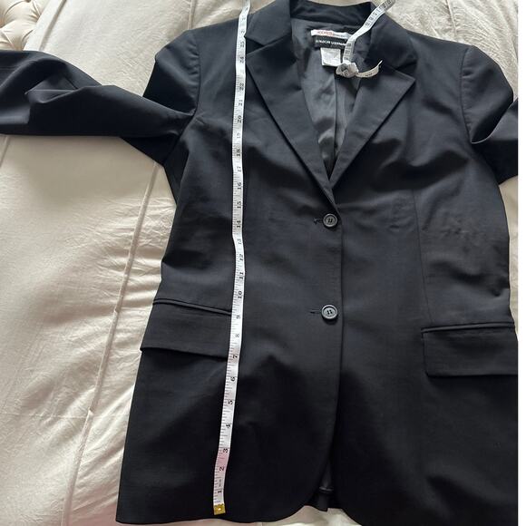 Vintage KORS Bergdorf Goodman Black Wool Blazer Made in Italy Suit Jacket‎ - Picture 6 of 6